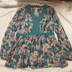 Matilda Jane Floral Large Long Sleeve Top